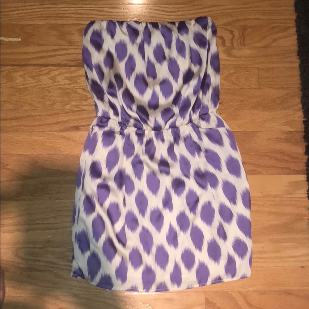 Strapless Dress with Pockets
